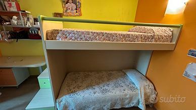 Cameretta completa letto a castello