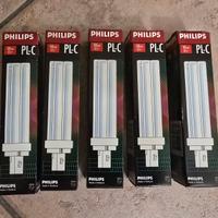 5 lampadine Philips 18 W 827 PL-C