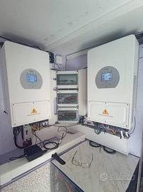 Kit 10kw fotovoltaico 6kw litio accumulo off grid