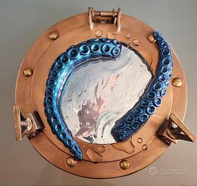 specchio oblò vintage 