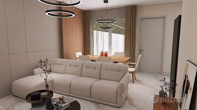 Villetta a schiera moderna con giardino - Unità 1