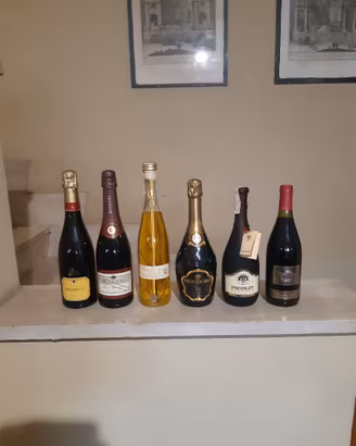 Stock bottiglie vino prestigio collezione e valore