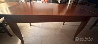 Tavolo in legno allungabile