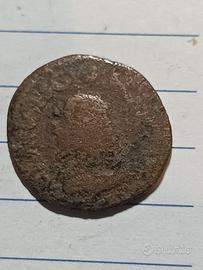 moneta antica Mantova quattrino raro col crogiuolo