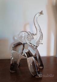 Elefante in vetro di Murano