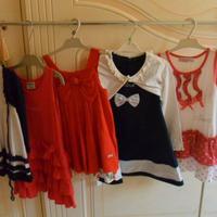 lotto stock n°6 abiti vestiti banbina