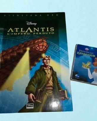 Disney Libri Atlantis e Principessa Ranocchio