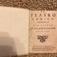 Libri antichi/Il teatro comico Avvocato Goldoni