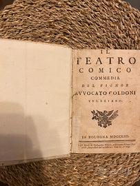 Libri antichi/Il teatro comico Avvocato Goldoni