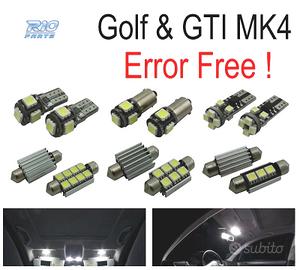 KIT 15 LAMPADE LED INTERNE PER VOLKSWAGEN VW GOLF 