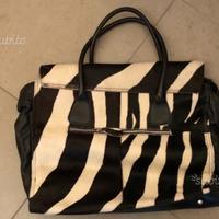 Borsa di pelle e pelo