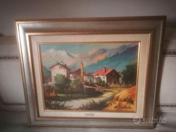 olio su tela Giuseppe Caresio