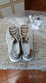 Scarpe mocassini estivi in tela stile Hey Dude,