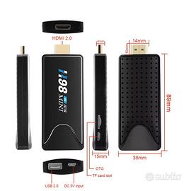 TV Stick Android 10 4K HD 4Gb+32Gb Dual WiFi H.265