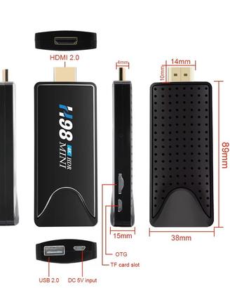 TV Stick Android 10 4K HD 4Gb+32Gb Dual WiFi H.265