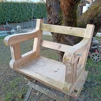 altalena in legno massello