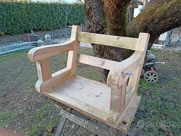 altalena in legno massello