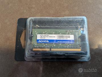 RAM ADATA 1GB PC3-10600S DDR3 portatile