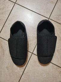 pantofola ortopedica nera chiusure velcro