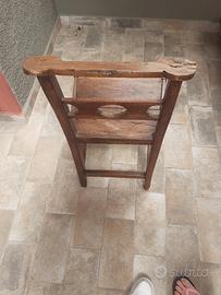 sedia trasformabile in inginocchiatoio