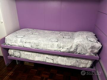 cameretta a ponte con 2 letti scorrevoli