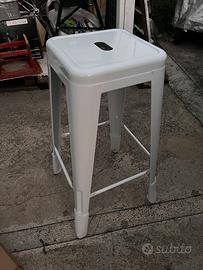 Sgabello cucina bianco