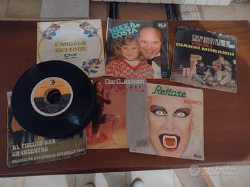 Dischi 45 giri anni '60-'70-'80