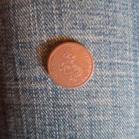 Moneta vintage  degli anni 70 usata per le giostre