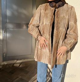 Pelliccia in castoro e visone