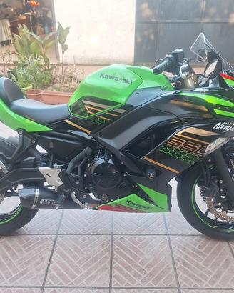 Kawasaki Ninja 650 con scarico Arrow