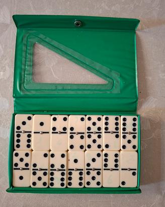 Domino Dominoes double six vintage gioco