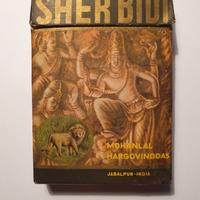 RARO PACCHETTO SIGARETTE SHER BIDI INDIA VUOTO '70