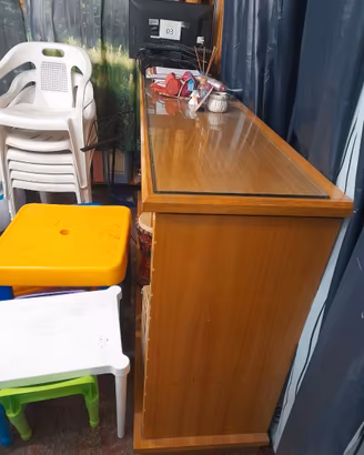 Mobile bar/credenza vintage legno massello