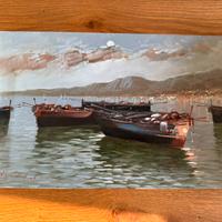 VITTORIO COLUCCI due OLI SU TELA