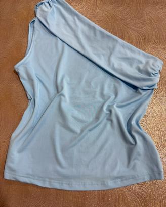 Top asimettrico shein mai indossato