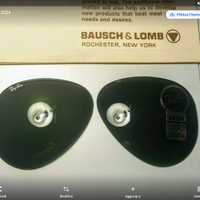 RAY BAN CRISTALLI RICAMBIO B&L USA N.O.S. INUSATI