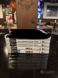 Lotto Giochi Fifa e Pes per Play Station 3 +1 ps2