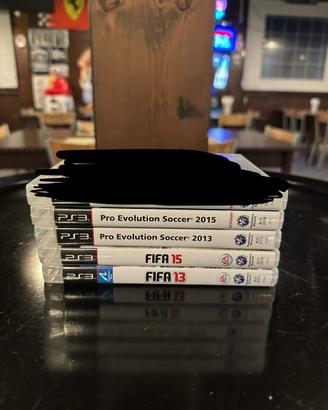 Lotto Giochi Fifa e Pes per Play Station 3 +1 ps2