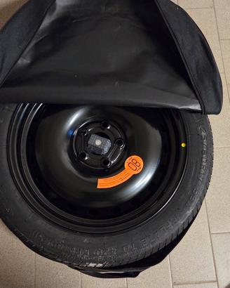 Ruotino di scorta da 17 foratura volkswagen 