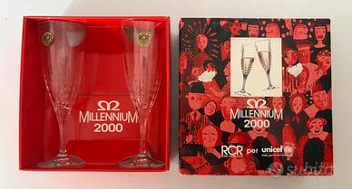 6 Flute champagne in cristallo Royal Crystal Rock