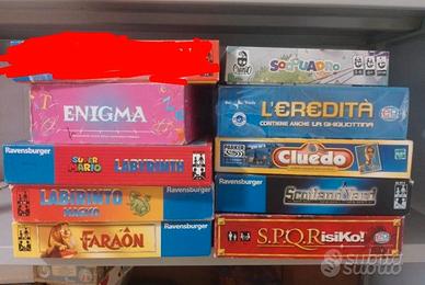 Lotto giochi da tavolo di società - 9 giochi