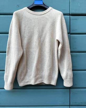 Maglione puro cashmere lavorato a mano