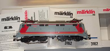 Marklin h0 fs e424 navetta metallo e 4 carri scat