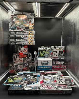Lotto Pokemon Fuoco Bianco e Luce Nera, Bundle