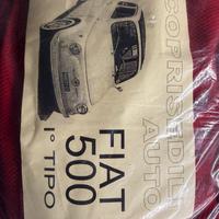 Coprisedili rosse NUOVE  per fiat 500 epoca