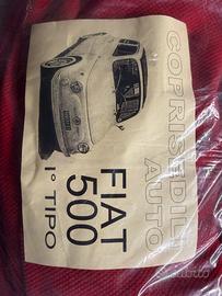 Coprisedili rosse NUOVE  per fiat 500 epoca