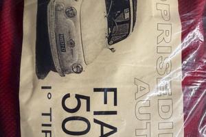 Coprisedili rosse NUOVE  per fiat 500 epoca