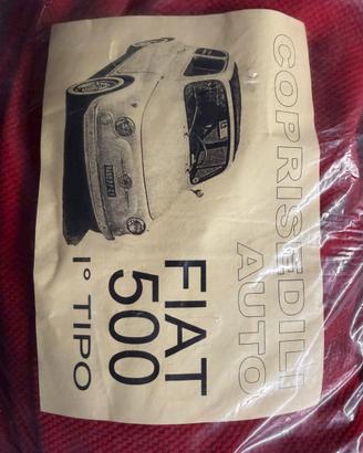 Coprisedili rosse NUOVE  per fiat 500 epoca