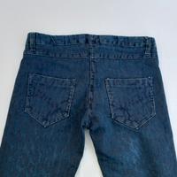 Jeans  slim,  blu,  leopardato . Gas 9/12 anni