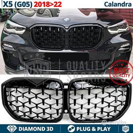 GRIGLIA per BMW X5 G05 18-22 Nera Lucida Diamond